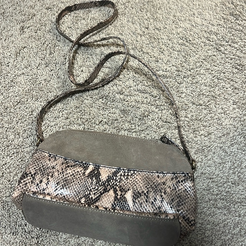 Talbots snakeskin purse
